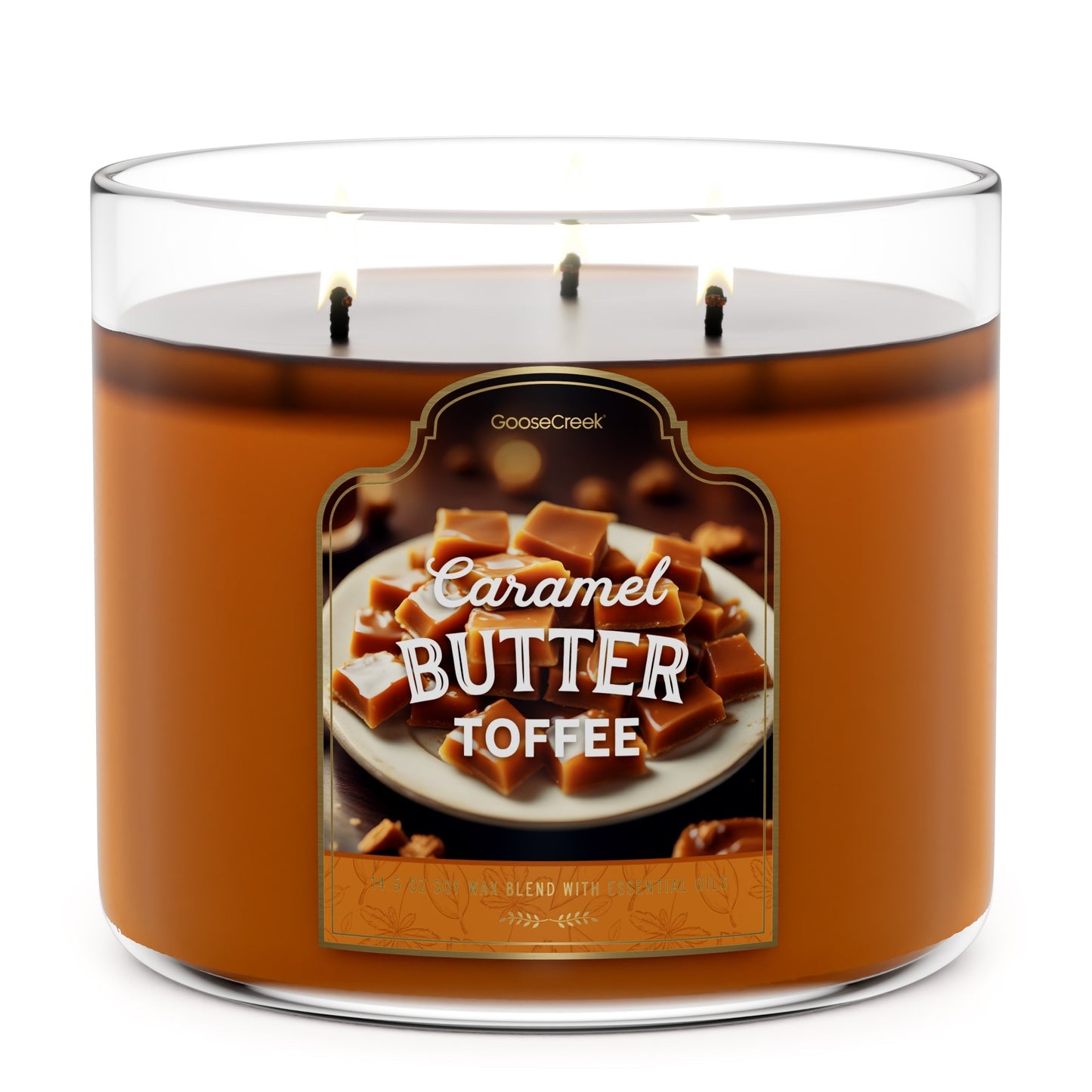 Caramel Butter Toffee Large 3-Wick Candle