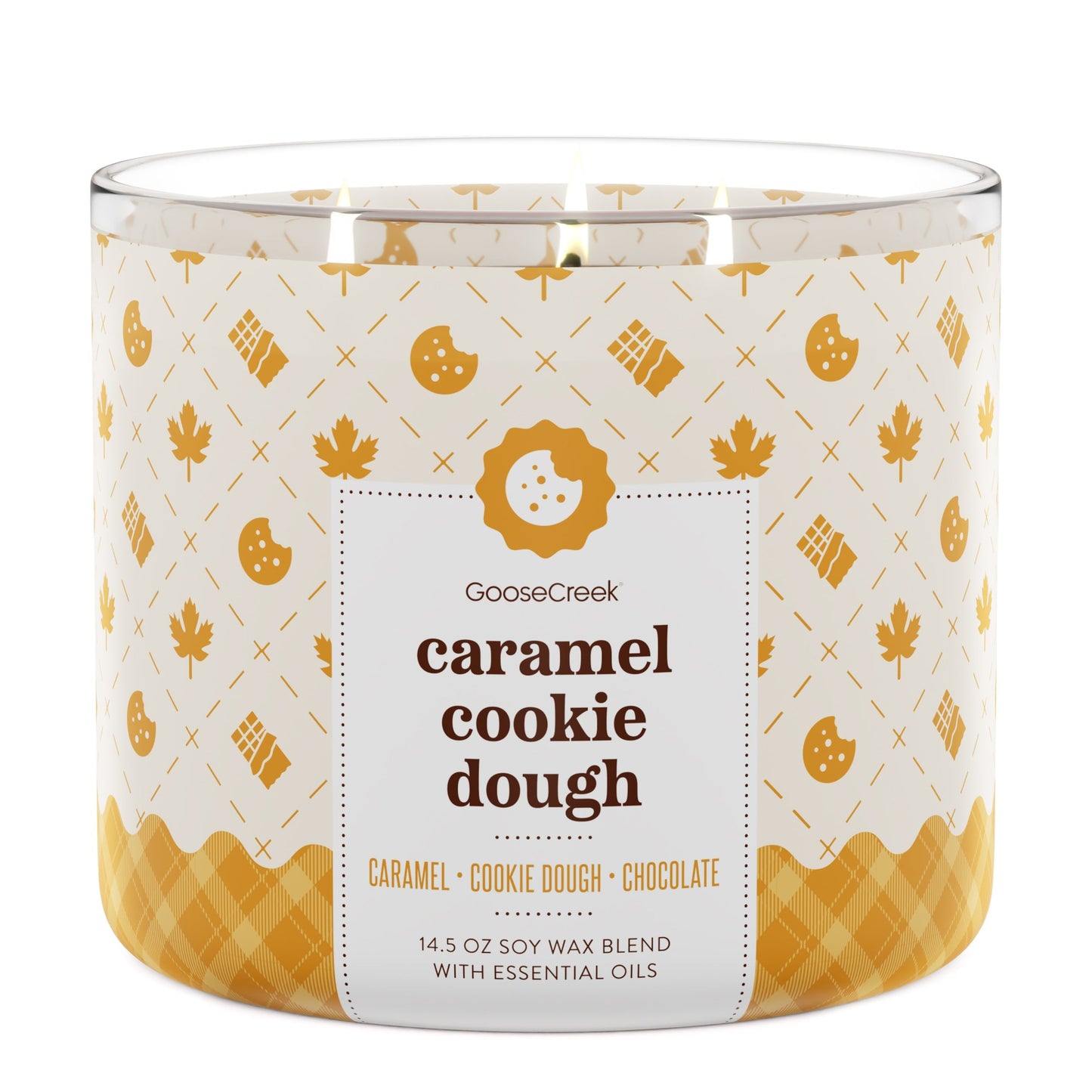 Caramel Cookie Dough 3-Wick Candle