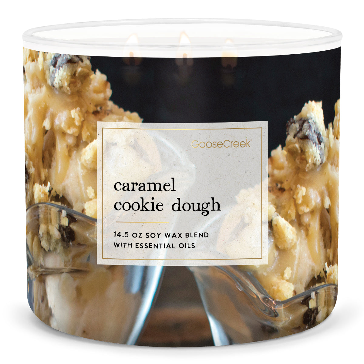 Load image into Gallery viewer, Caramel Cookie Dough Large 3-Wick Candle
