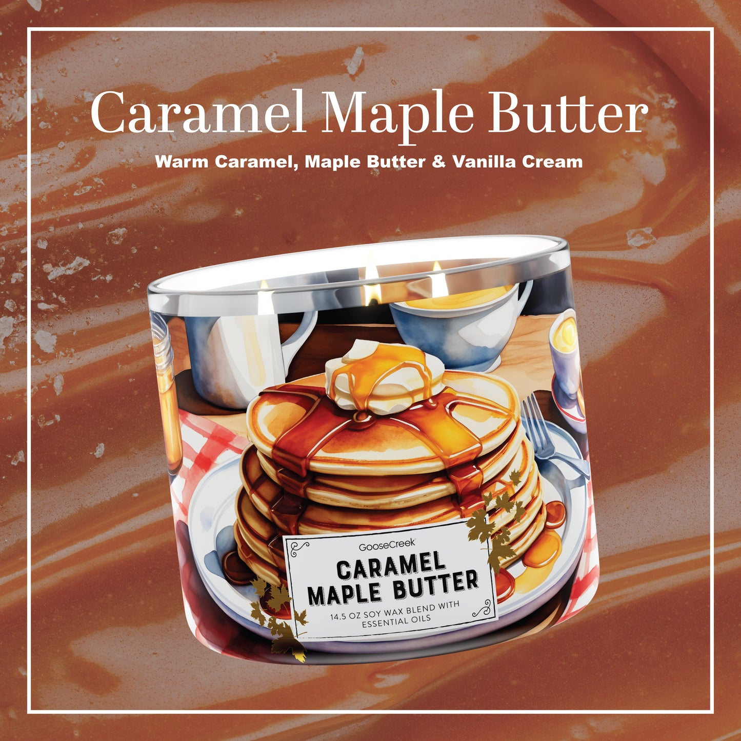 Caramel Maple Butter 3-Wick Candle