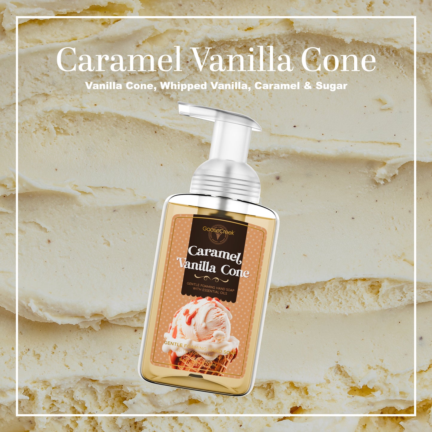 Caramel Vanilla Cone Lush Foaming Hand Soap