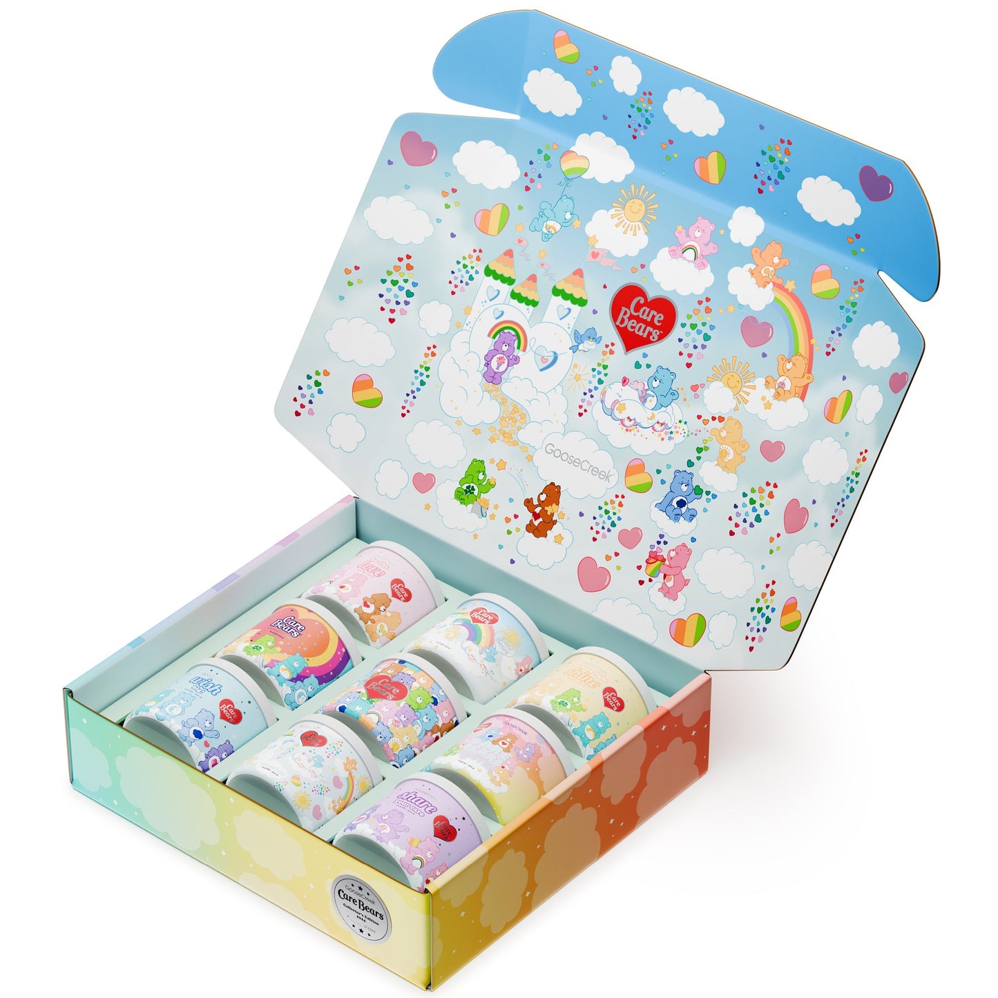 Care Bears Limited Edition Collector's Box - Includes 9 3-Wick Candles