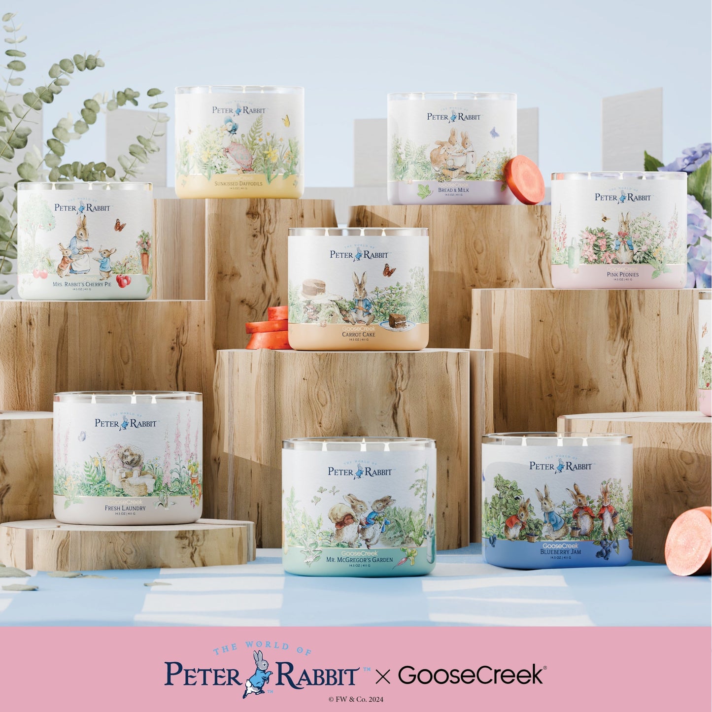 Carrot Cake Peter Rabbit 3-Wick Candle