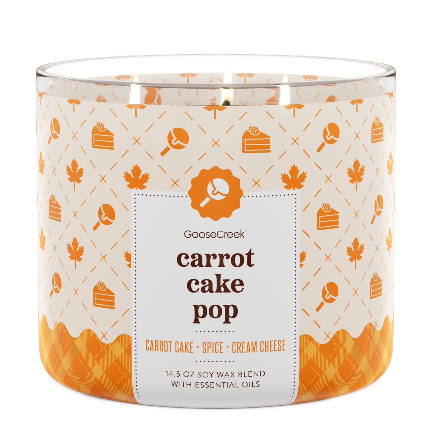 Carrot Cake Pop 3-Wick Candle