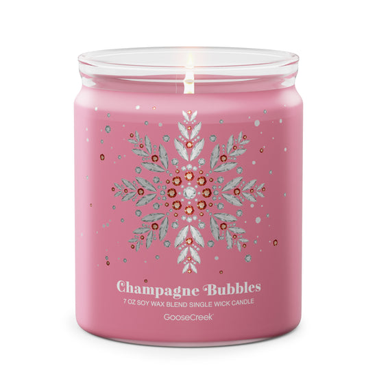 Champagne Bubbles 7oz Single Wick Candle