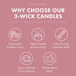 Load image into Gallery viewer, Champagne Bubbles Large 3-Wick Candle
