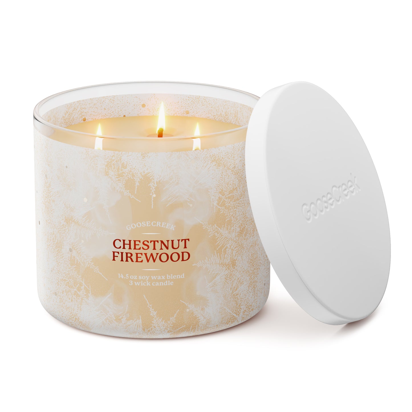 Chestnut Firewood 3-Wick Candle
