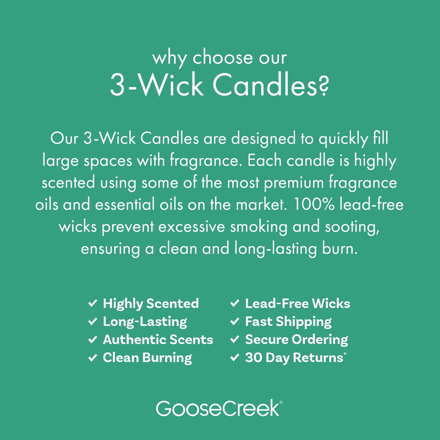 Chilly Creek Water 3-Wick Candle