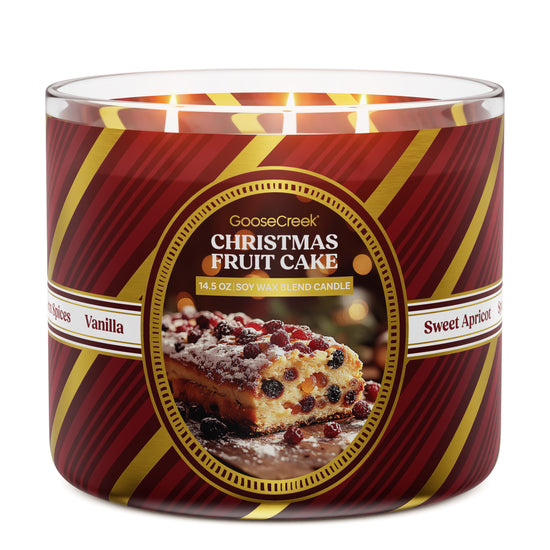 Christmas Fruit Cake 3-Wick Candle