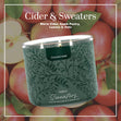 Load image into Gallery viewer, Cider &amp;amp; Sweaters 3-Wick Candle
