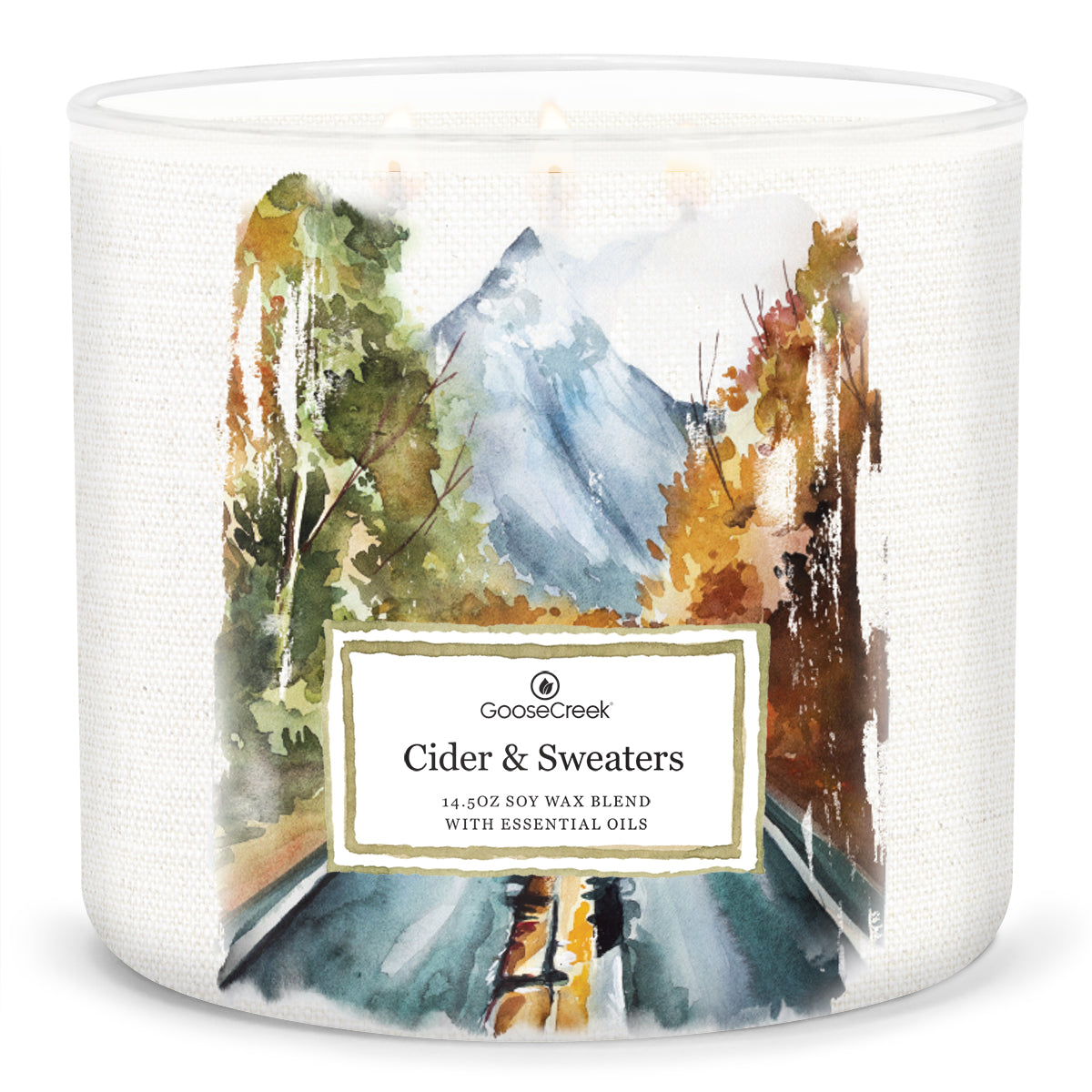 Load image into Gallery viewer, Cider &amp;amp; Sweaters Large 3-Wick Candle
