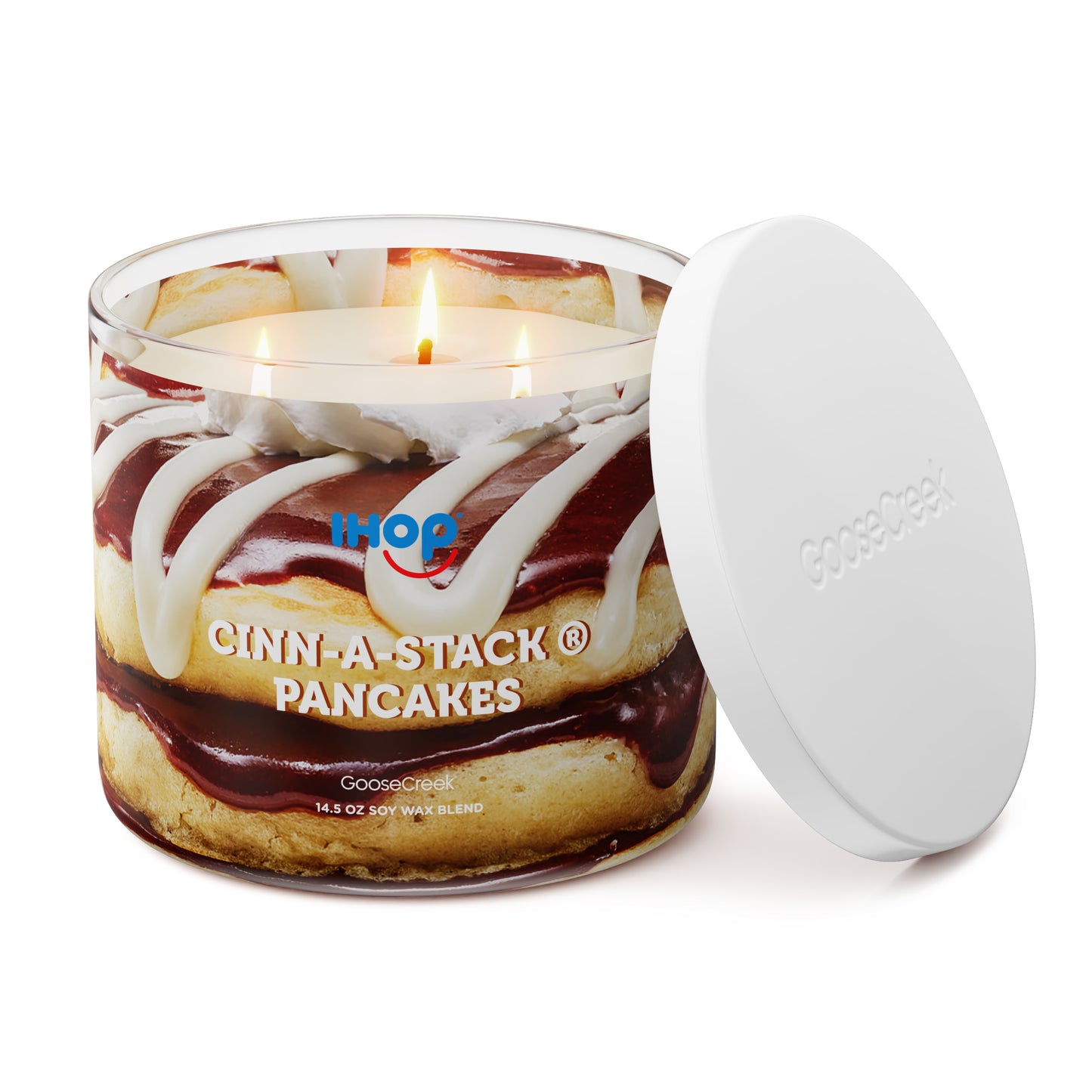 Cinn-A-Stack® Pancakes IHOP 3-Wick Candle