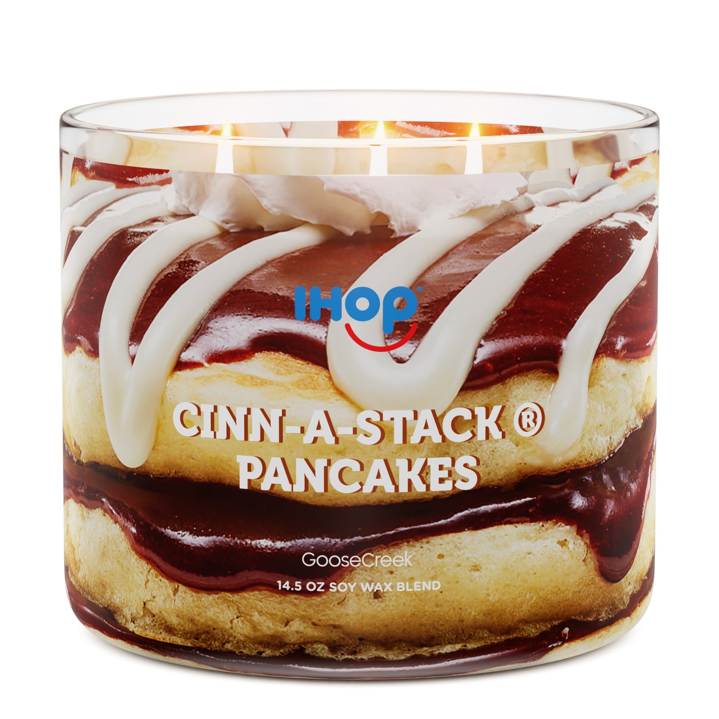 Cinn-A-Stack® Pancakes IHOP 3-Wick Candle