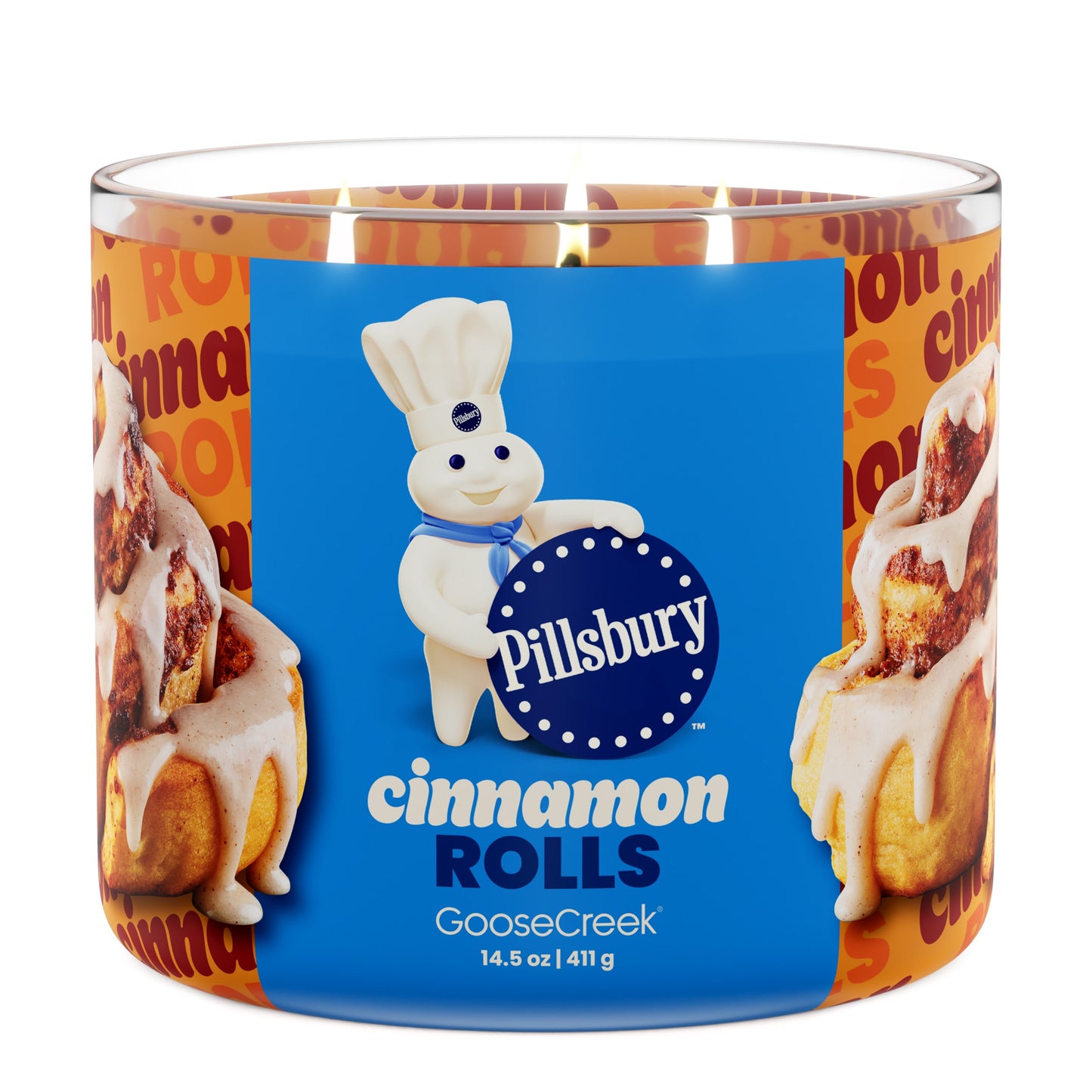 Cinnamon Rolls Large 3-Wick Pillsbury Candle