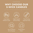 Load image into Gallery viewer, Cinnamon Sugar Vanilla 3-Wick Candle
