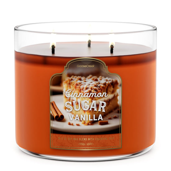 Cinnamon Sugar Vanilla Large 3-Wick Candle