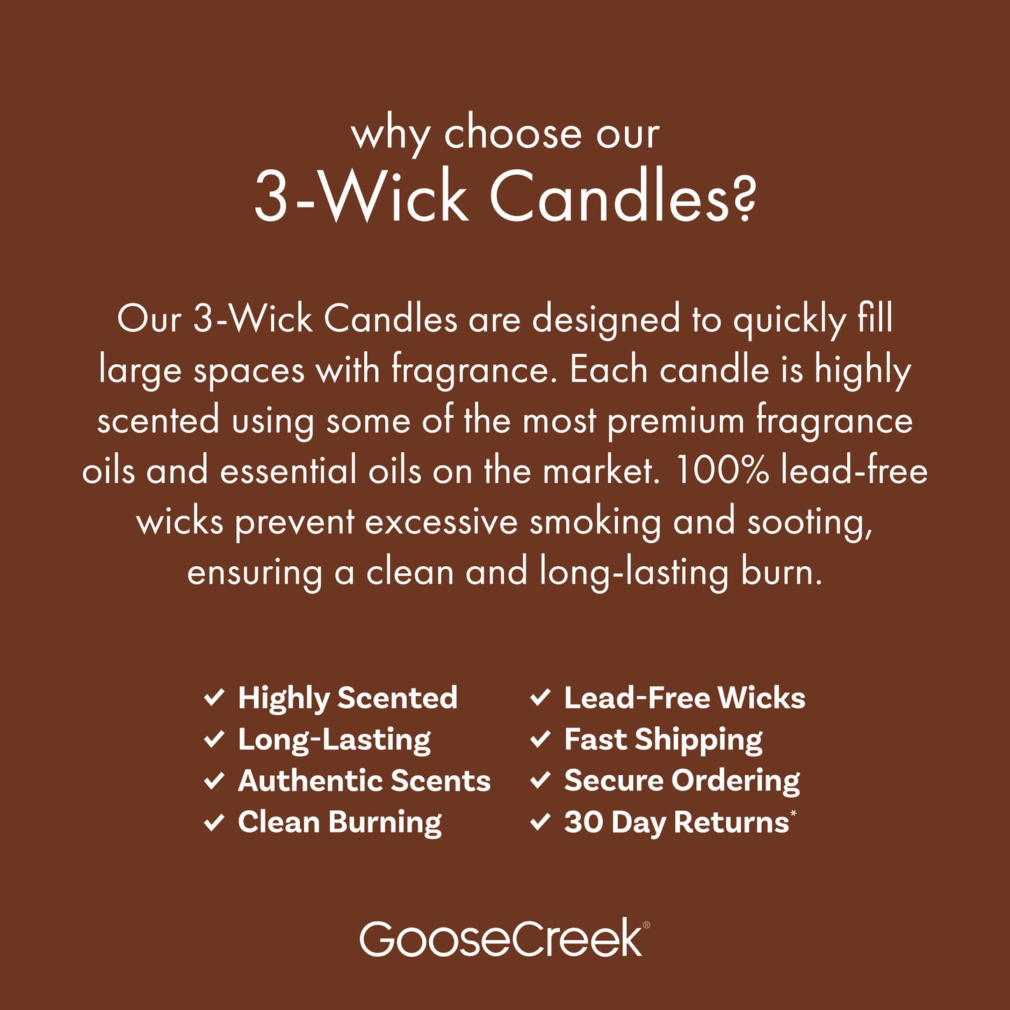 Cinnamon Woods 3-Wick Candle