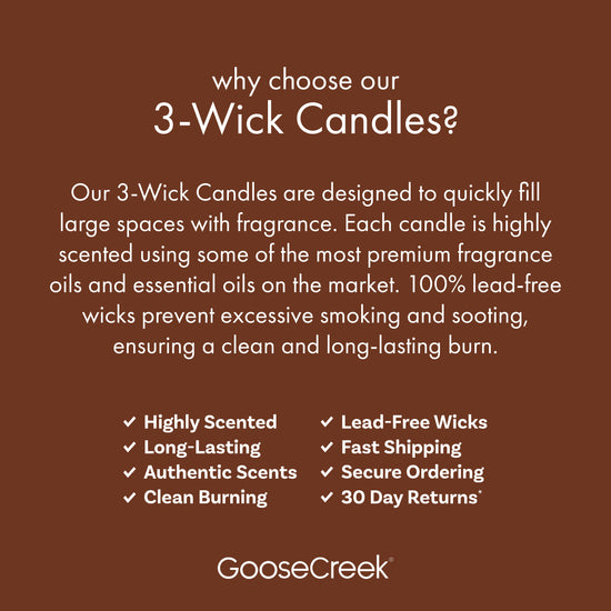 Cinnamon Woods 3-Wick Candle