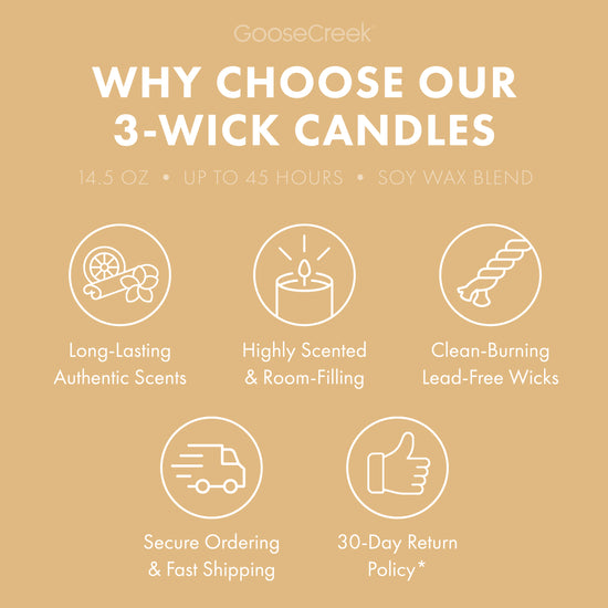 Cinnamon Woods 3-Wick Candle