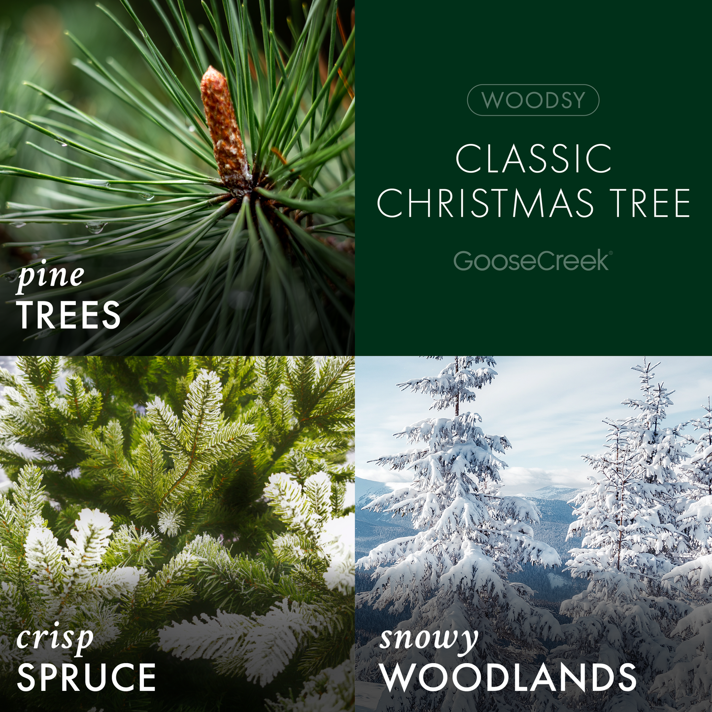 Classic Christmas Tree 7oz Single Wick Candle