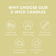 Clean House Citrus 3-Wick Candle