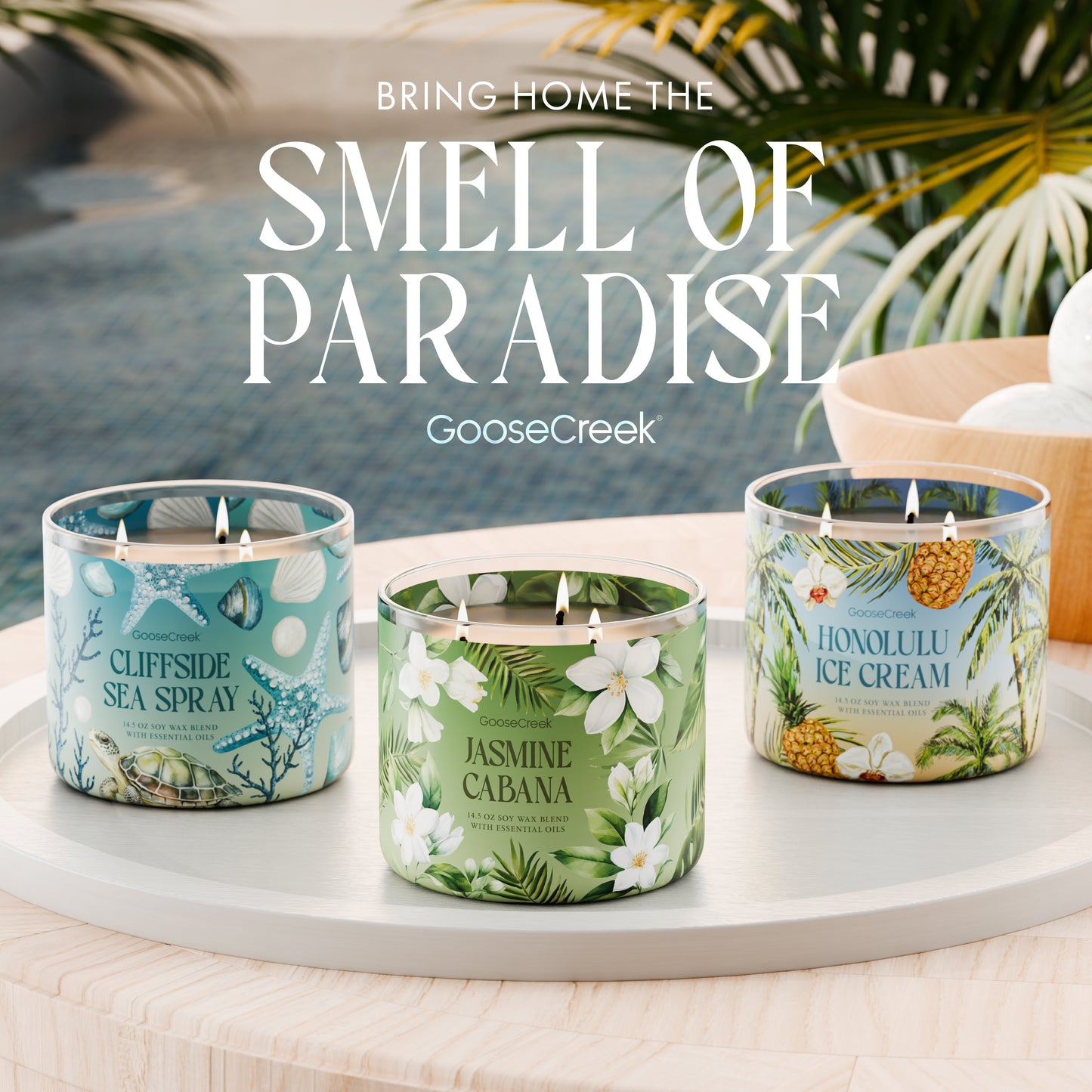 Cliffside Sea Spray 3-Wick Candle