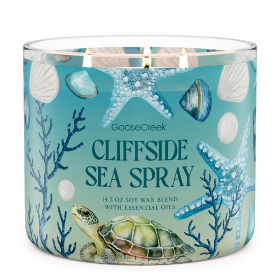 Cliffside Sea Spray 3-Wick Large Soy Candle