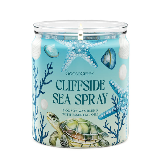 Cliffside Sea Spray 7oz Single Wick Candle