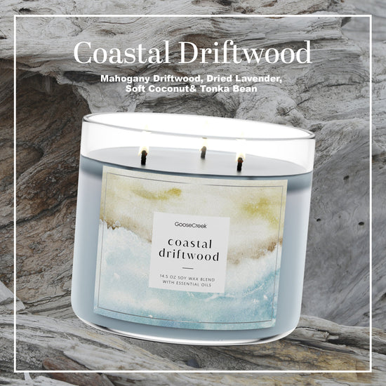 Coastal Driftwood 3-Wick Candle