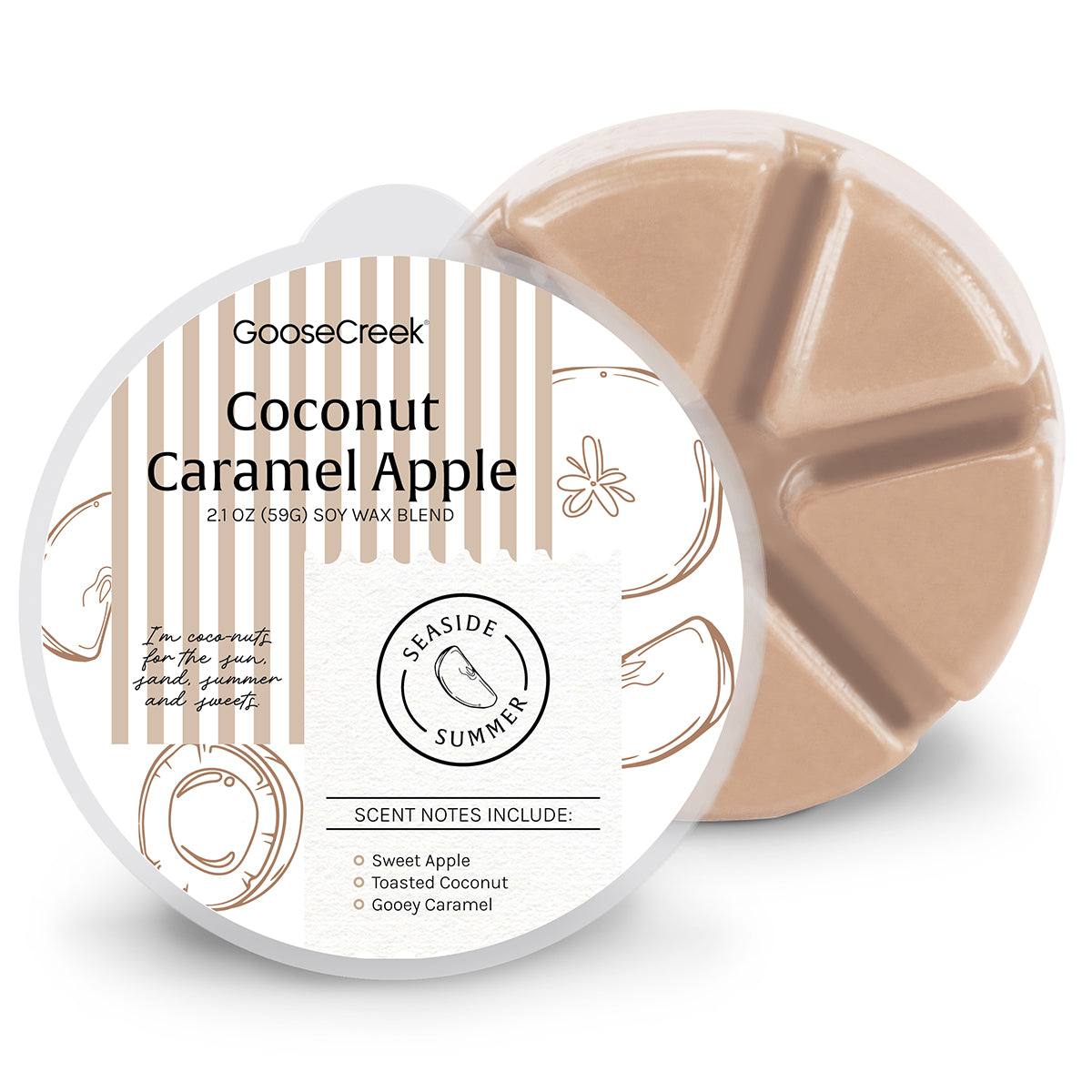 Coconut Caramel Apple Wax Melt