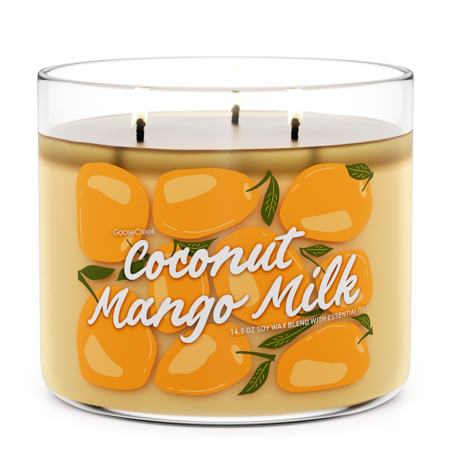 Coconut Mango Milk 3-Wick Candle