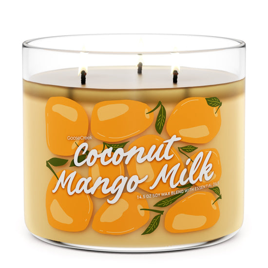 Coconut Mango Milk 3-Wick Candle