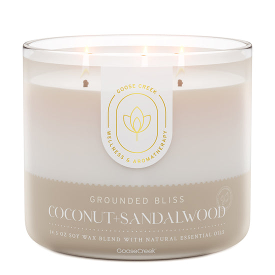 Coconut & Sandalwood Aromatherapy 3-Wick Candle