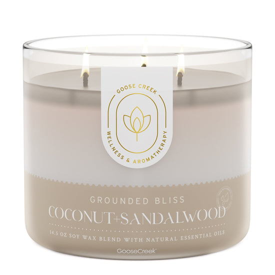 Coconut & Sandalwood Aromatherapy 3-Wick Candle