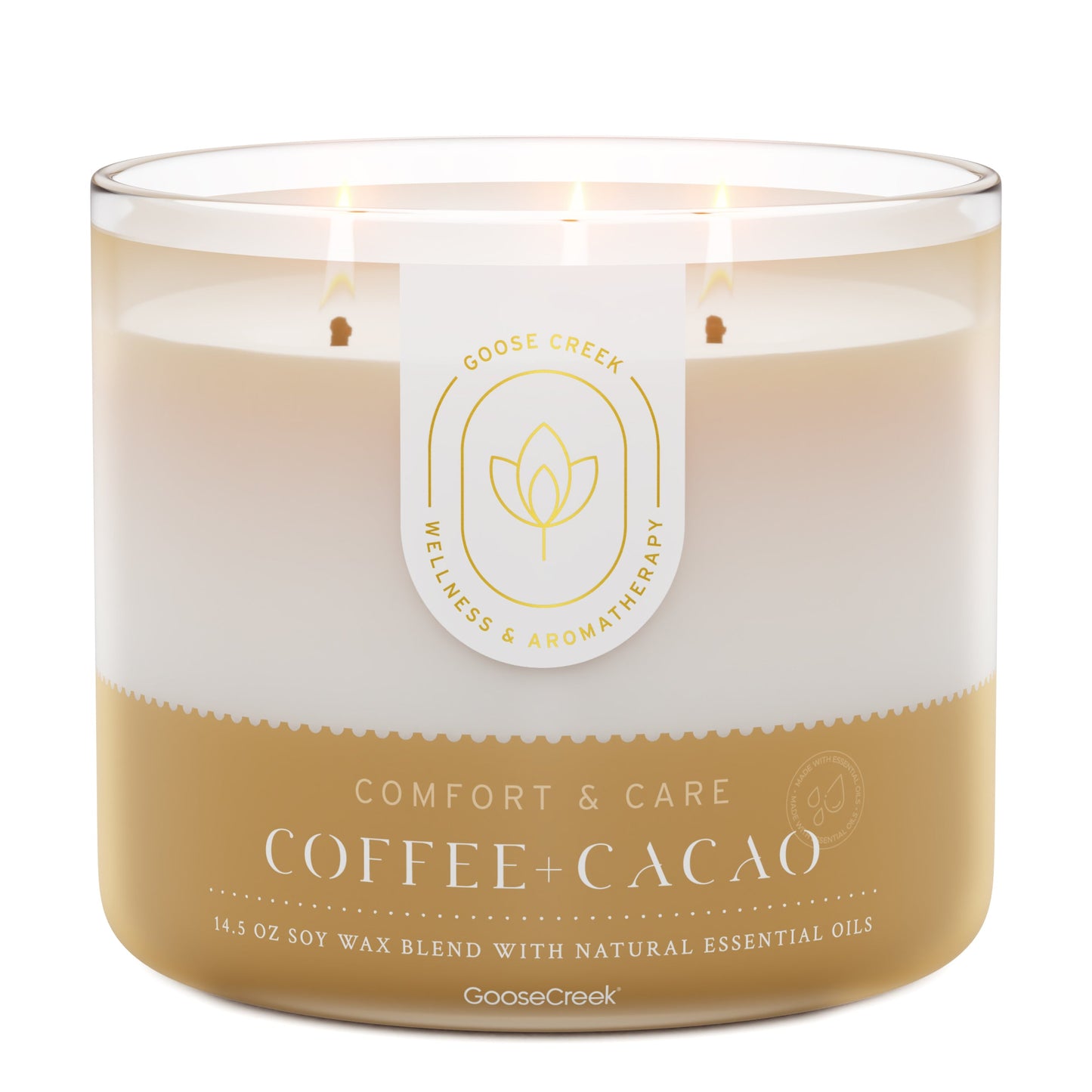 Coffee & Cacao Aromatherapy 3-Wick Candle