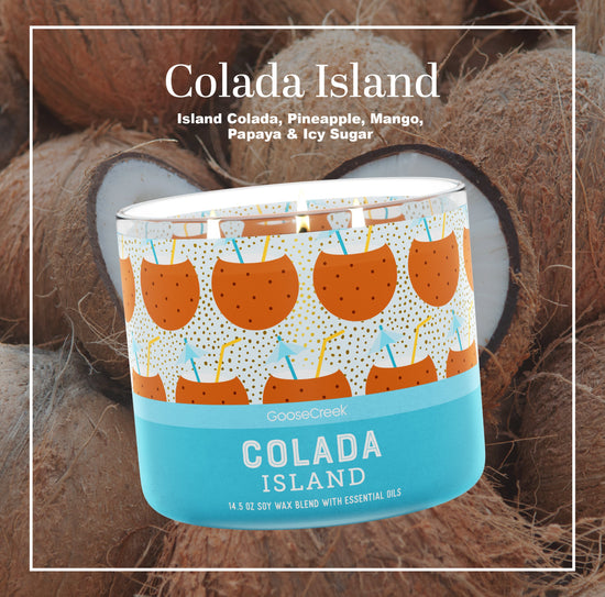 Colada Island Large 3-Wick Candle