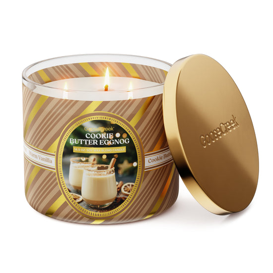Cookie Butter Eggnog 3-Wick Candle