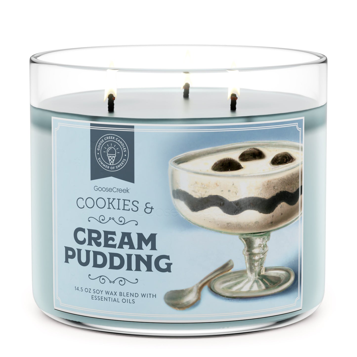 Cookie Cream Pudding 3-Wick Large Candle