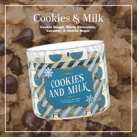 Cookies & Milk Large 3-Wick Candle