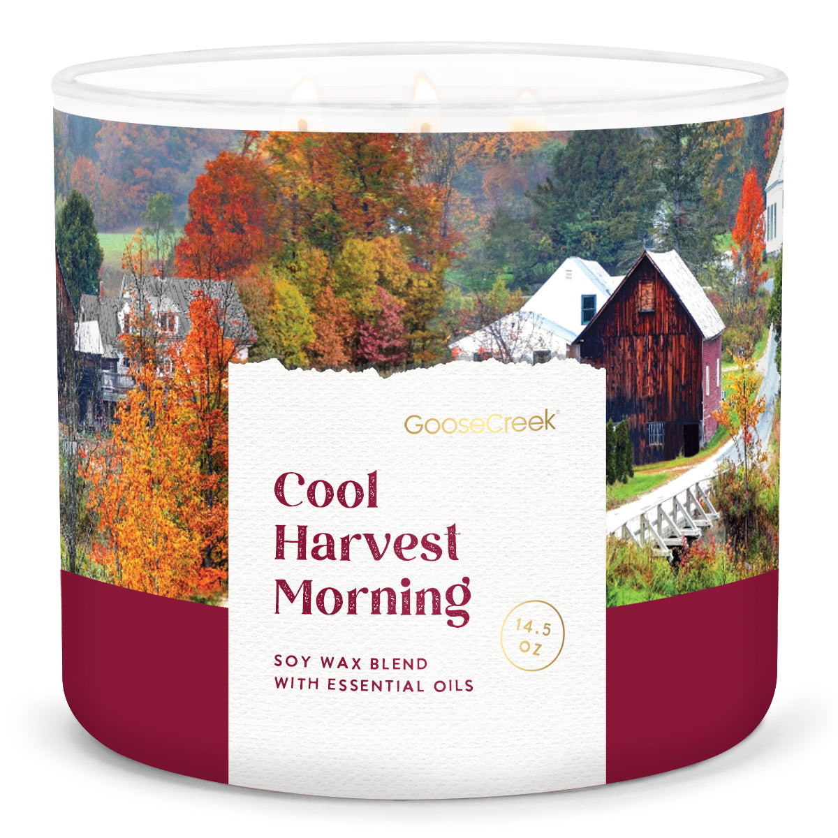 Cool Harvest Morning Large 3-Wick Candle