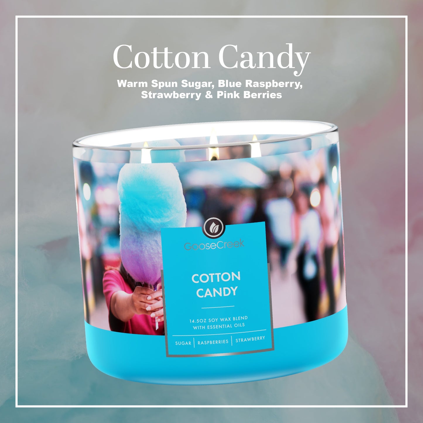 Cotton Candy 3-Wick Candle