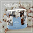 Load image into Gallery viewer, Cotton Vanilla Breeze 3-Wick Candle
