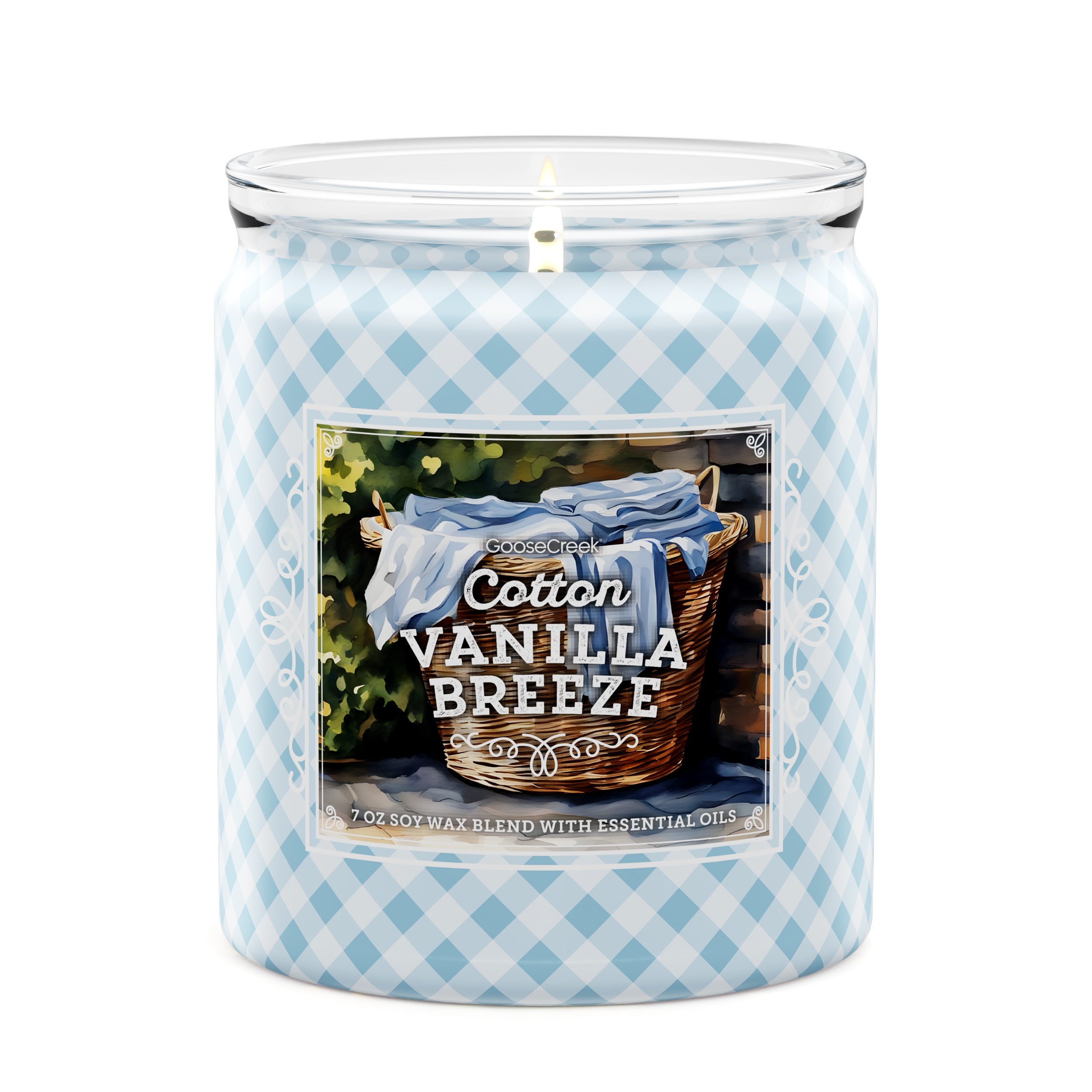 Cotton Vanilla Breeze Candle Freshly Picked Cotton with Vanilla