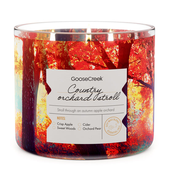 Country Orchard Stroll 3-Wick Candle