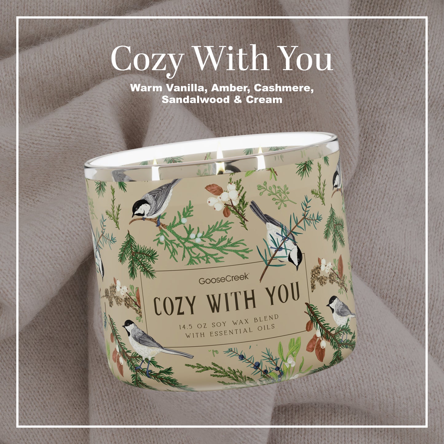 Cozy With You 3-Wick Candle