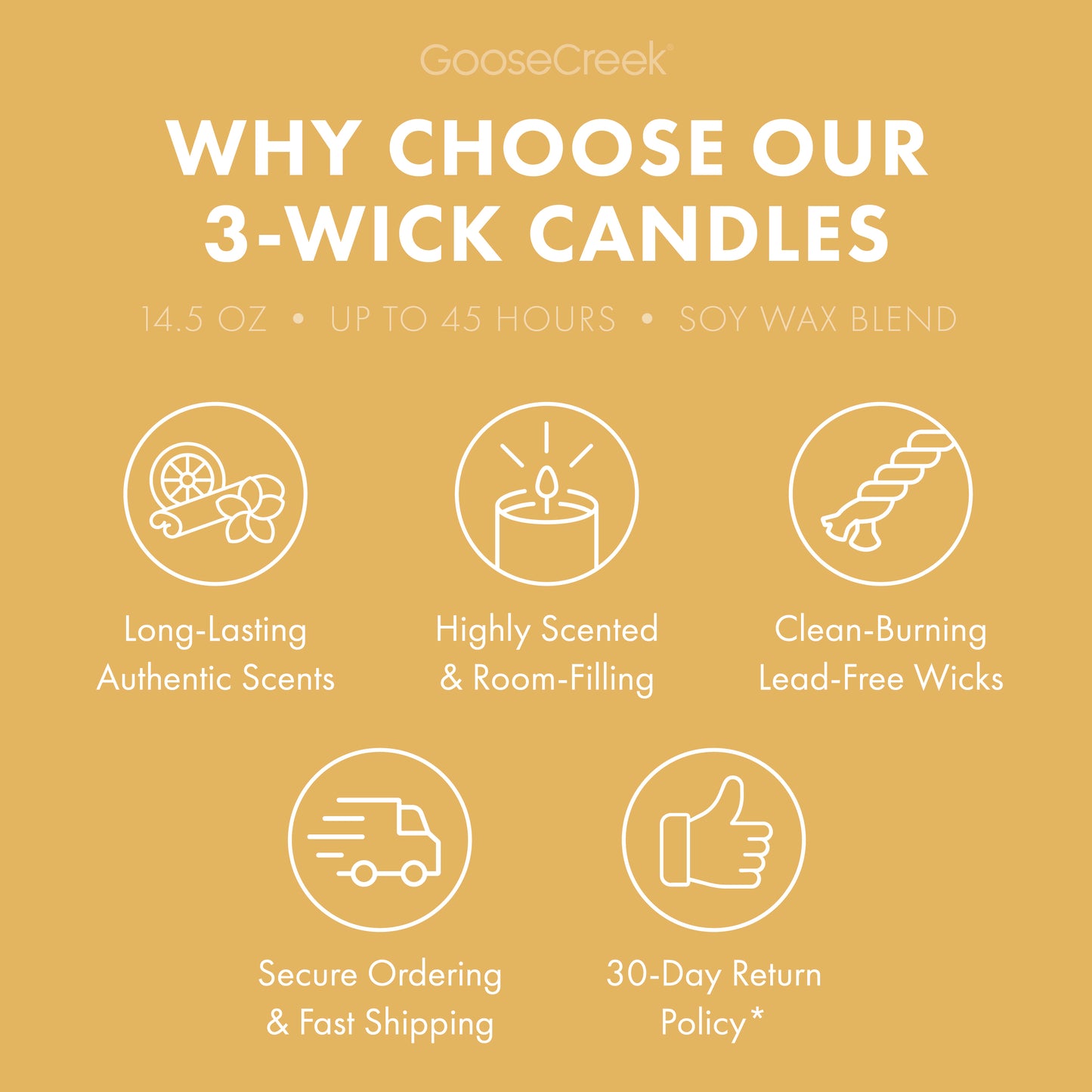 Crisp Fall Days 3-Wick Peanuts Candle