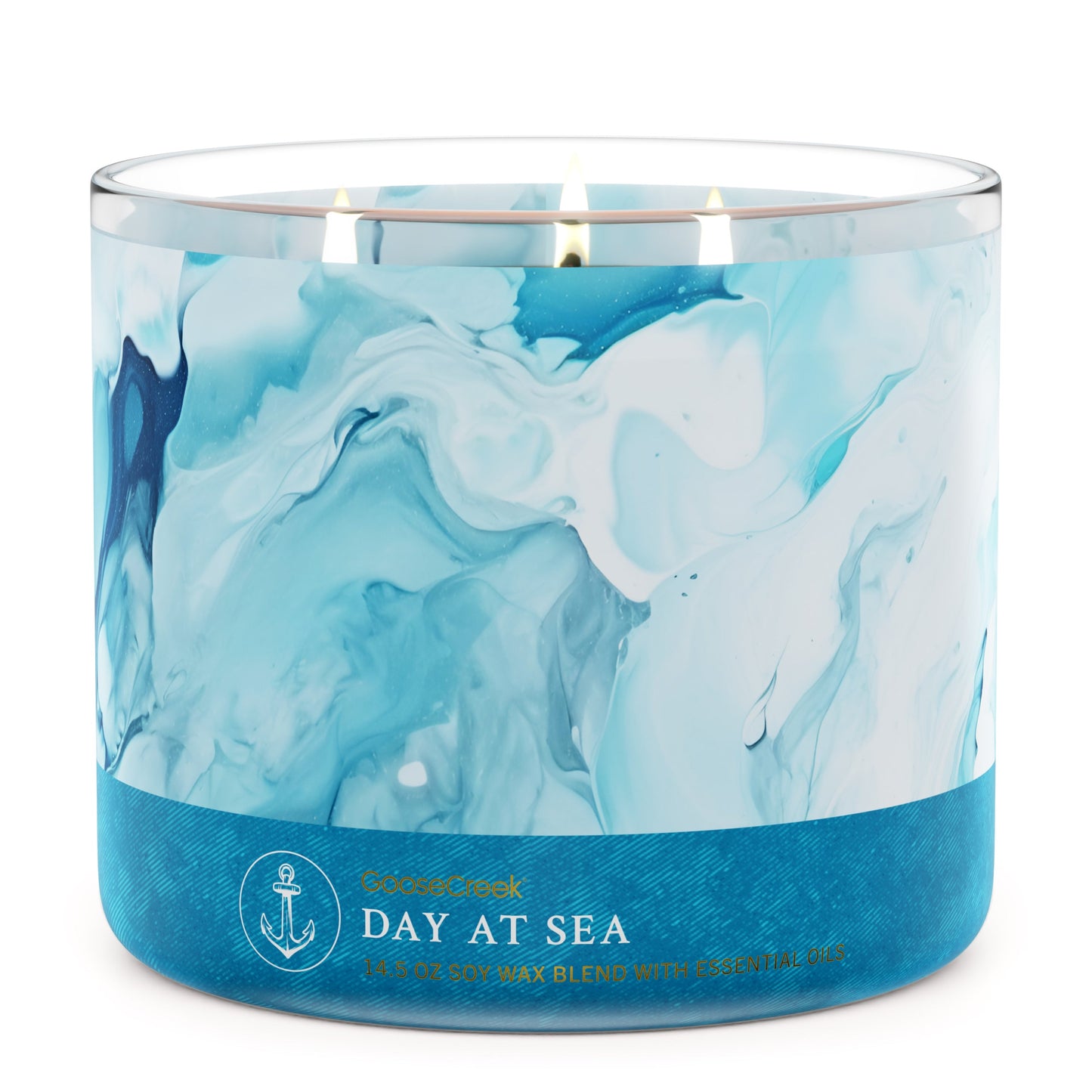 Load image into Gallery viewer, Day at Sea Large 3-Wick Candle
