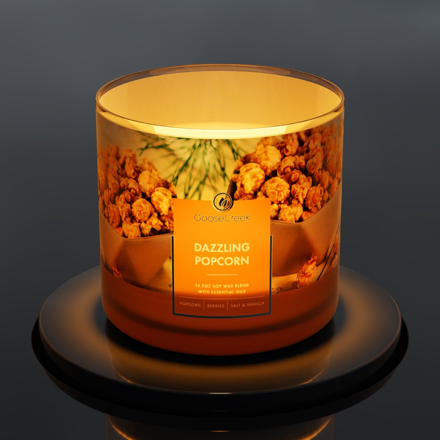 Load image into Gallery viewer, Dazzling Popcorn Large 3-Wick Candle

