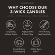 Load image into Gallery viewer, Deathly Hallows 3-Wick Harry Potter Candle
