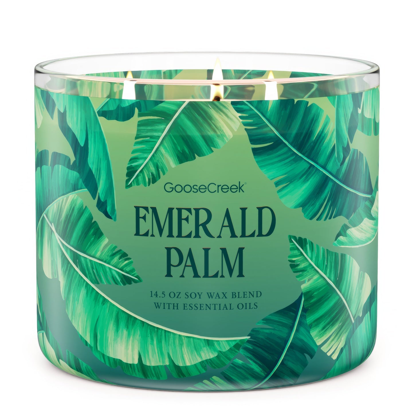 Emerald Palm 3-Wick Candle